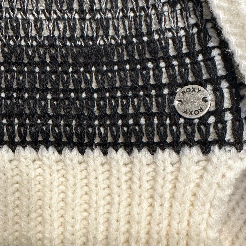 Roxy Ombre Color Block Turtleneck Knit Sweater | M - Picture 5 of 8